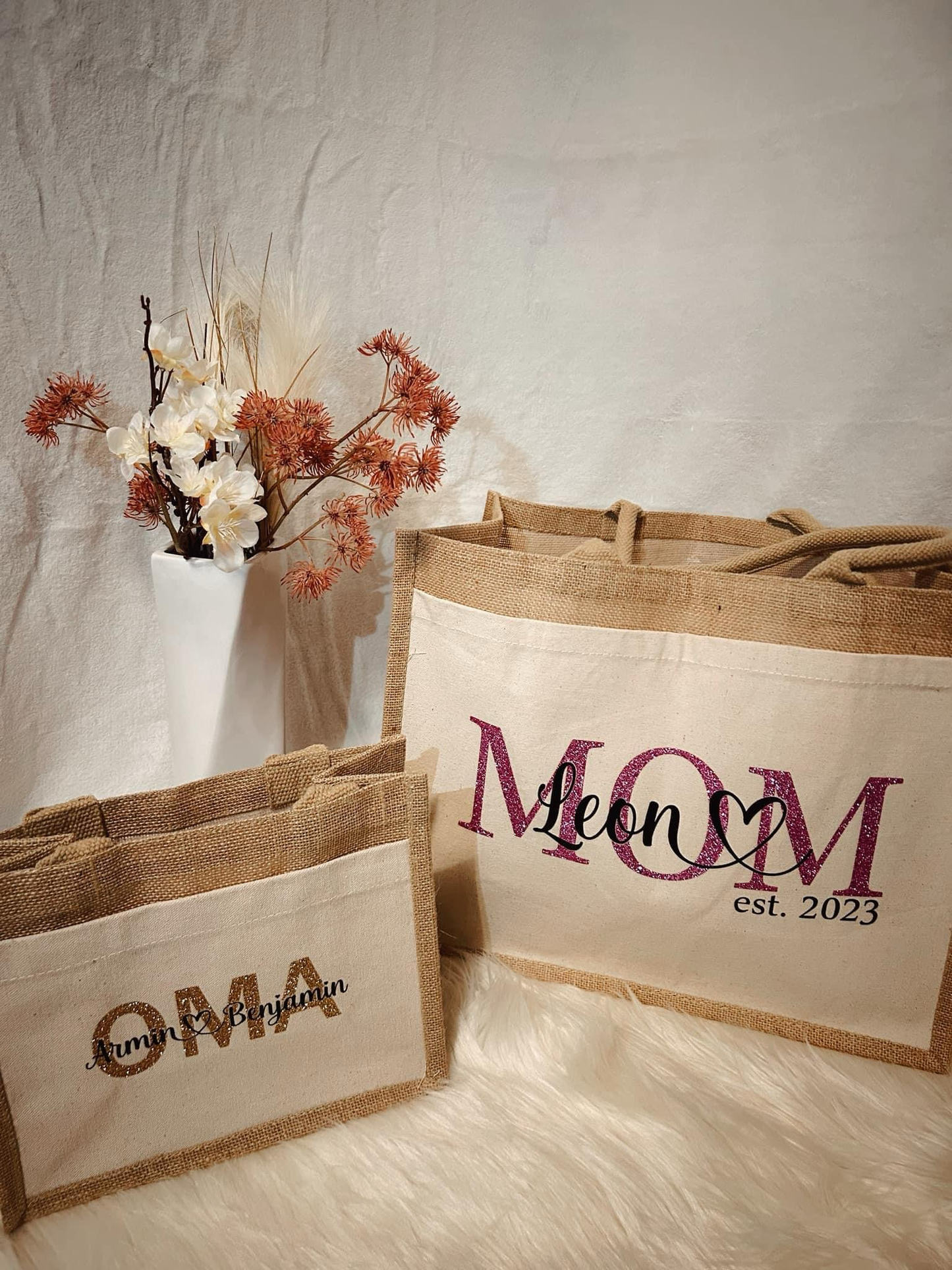 Jute Tasche, personalisiert