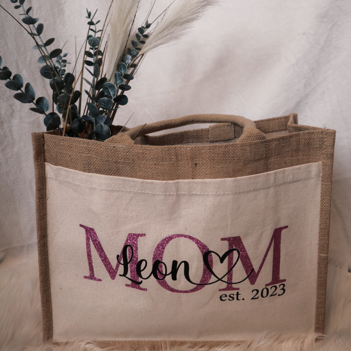 Jute Tasche, personalisiert